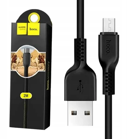 KABEL USB > MICRO Flash 2m CZARNY X20 HOCO