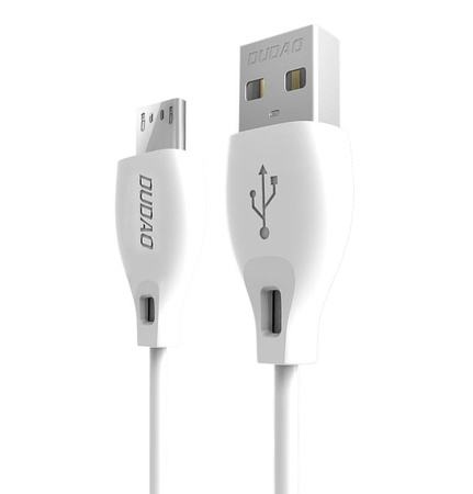 Dudao przewód kabel micro USB 2.4A 2m biały