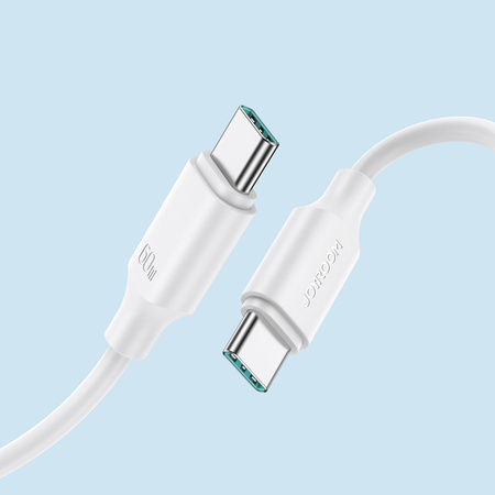 Joyroom kabel USB-C - USB-C 480Mb/s 60W 1m biały